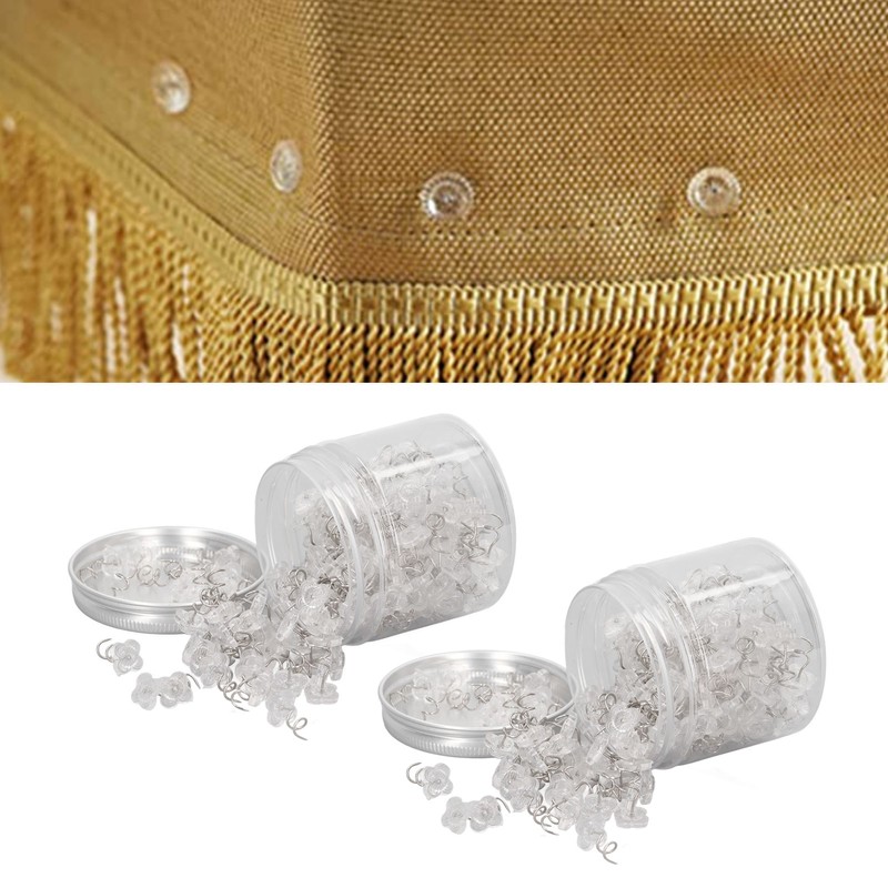 400Pcs Headliner Pins Plastic Stainless Steel Wide Application Easy Storage