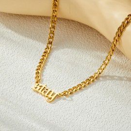 Stay Necklace Glitter Freckles Face Tattoo Set Inspired Merch Fans Gifts for Women Men (Gold)