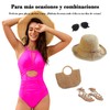 Cloeey Future Traje de Baño para Mujer, Una Pieza, Estilo