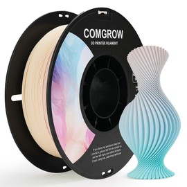 Comgrow PLA 3D Printer Filament, Durable and Stronger 3D Printer PLA Filament 1.75mm Fit Most 3D Printers, Dimensional Accuracy +/- 0.02 mm, 2LBS Spool PLA Macaron
