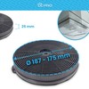 DL-pro 2 x Activated Carbon Filter 187/175 mm Diameter Replacement