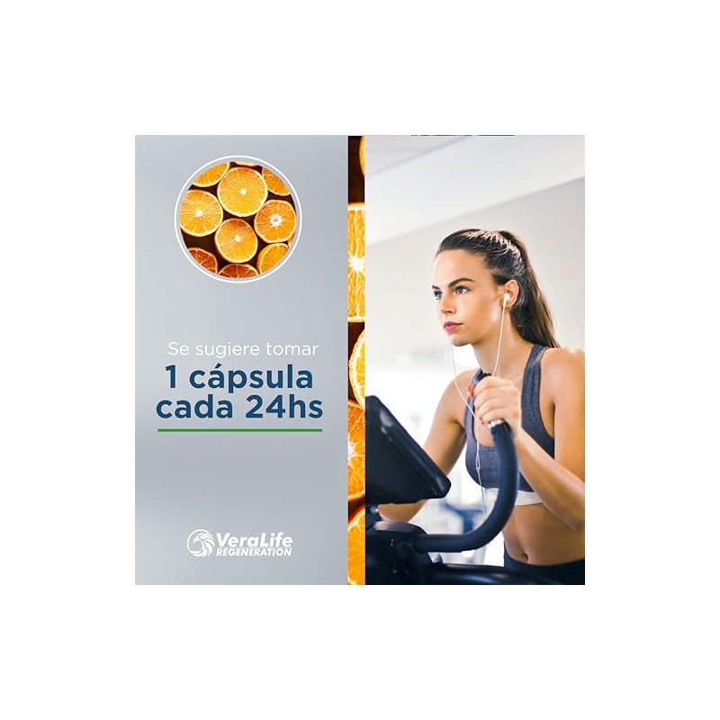 VeraLife Suplemento Alimenticio - 50 Cpsulas Bioflavonoides - Ascorbato de