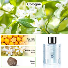 Amor Lyris 3.5OZ/100ml Large Car Air Freshener Refill, CO01/Dedicated Perfume Long Lasting Air Fragrance Essential Oil Diffuser 6 Months, Car Diffuser Refill Made of Natural Plant Extracts, Cologne