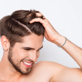 JewelryWe Jewellery Rosary Bracelet, Stainless Steel Virgin Mary Catholic Holy God Mother Cross Pendant, Pearl Ball Chain, Bangle, Bracelet for Men and Women Silver/Gold/Silver Gold, Stainless Steel, Silver