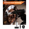 Wheel Brake Hub Cleaning Disc,Cleaner Resurfacing Tool Metel Hub Drill