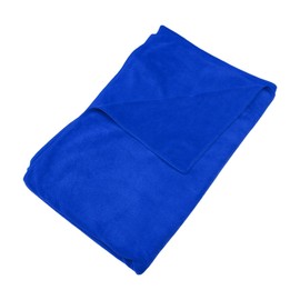 INFINAUTO Cleaning Cloths Towel,Car Drying Plush Cloth Absorbent Microfiber Blue,1pcs 420g/㎡ 60x180cm