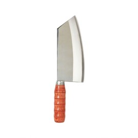 TrueCraftware- 7-1/5" Stainless Steel Sharp Angled Tip Kimli Knife/Cleaver with Wooden Handle- Butcher Chopper Kitchen Knife Meat Cleaver Knife Meat Cutting for Home Kitchen and Restaurant