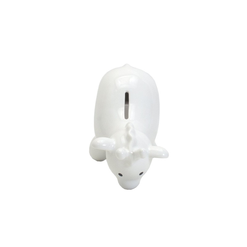 Child to Cherish Ceramic Giraffe Bank, White