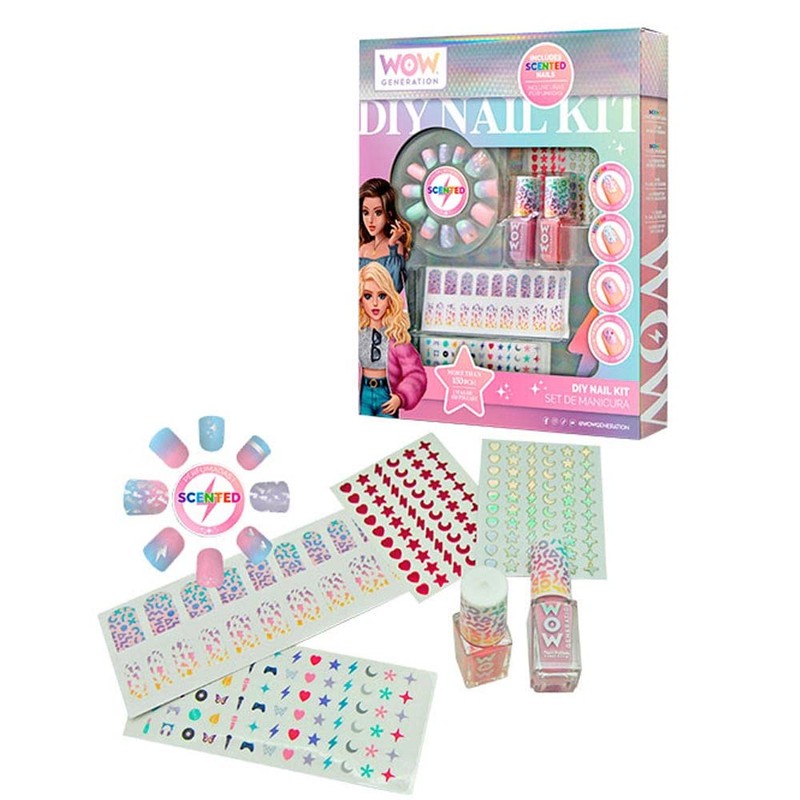 WOW Generation - Manicure Set With Scented Nails (WOW00017-314)