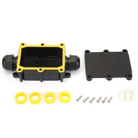 IP68 Waterproof Connector Waterproof Junction Box Electrical Cable Housing ESP32 Box Electrical Enclosure Cable Connection Terminal Block (Two Way)