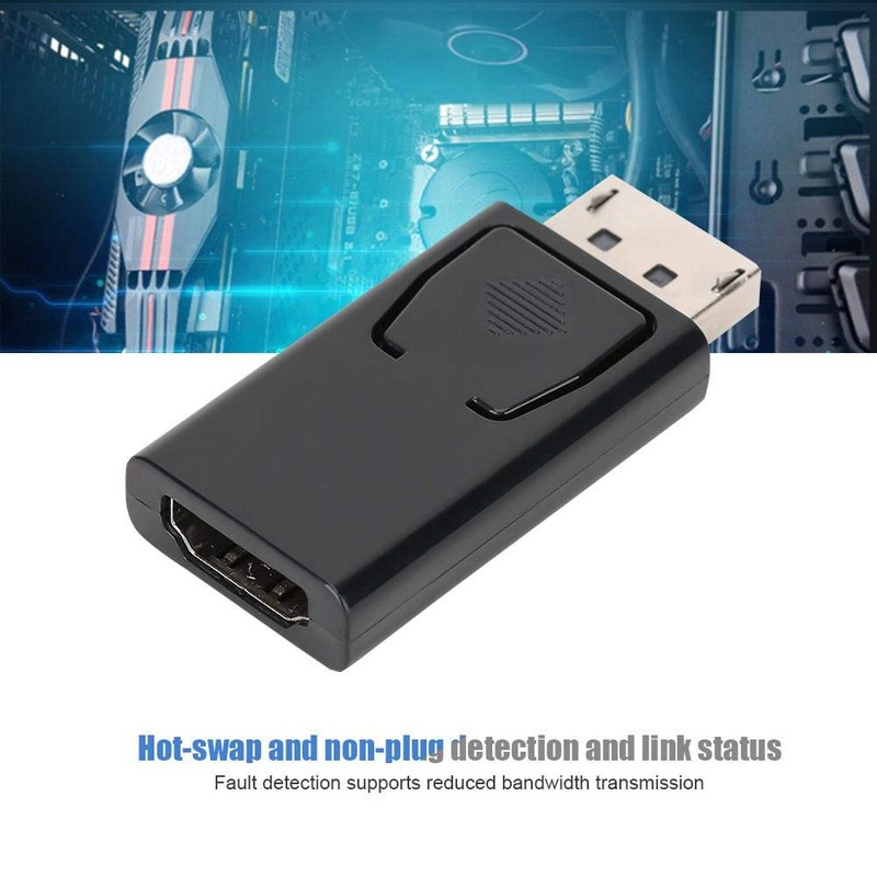 Adaptador DP a HDMI, Puerto de Pantalla 2PCS Convertidor de
