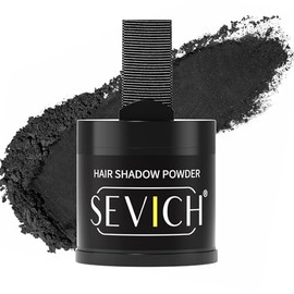 SEVICH Sevich Hairline Powder 10g Large Capacity,Instantly Conceals Hair Loss,Root Touch up Powder,Hair Shadow Toppers for Women & Men Thinning Gray Hair,48H Makeup Lasting,1 Box = 2.5 Boxes,Black
