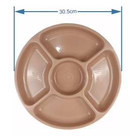 Boris Botanero Dip Redondo De Plástico Cafe 5 Cavidades Salsero