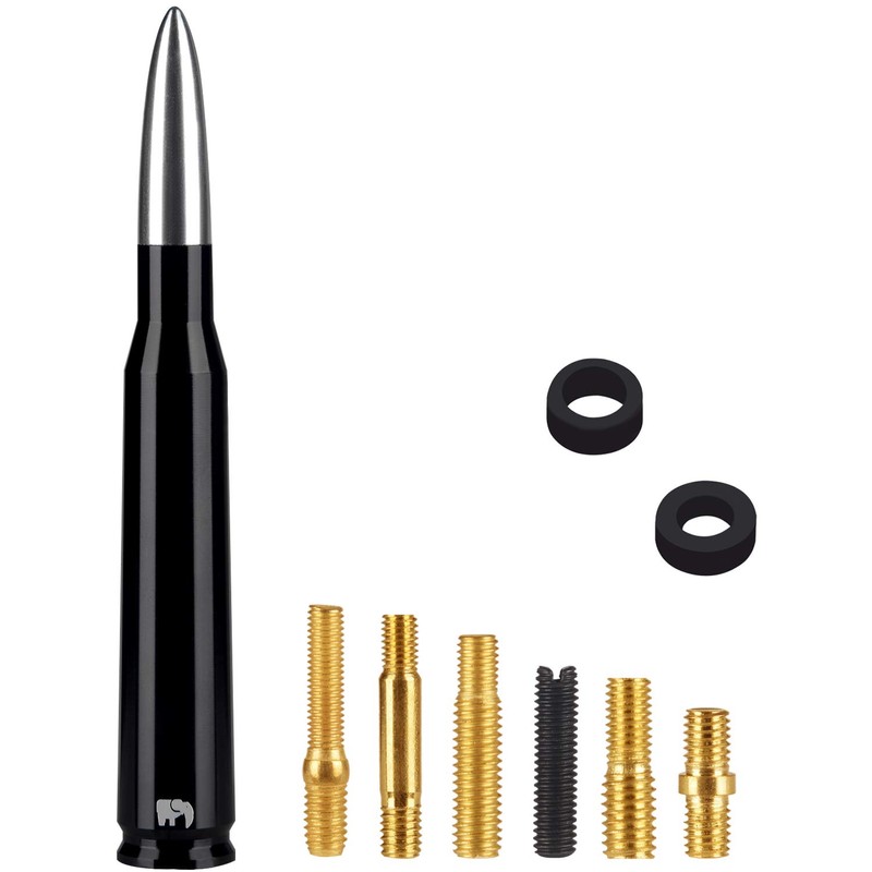 ONE250 50 Cal Caliber Bullet Style Antenna, Compatible with Jeep