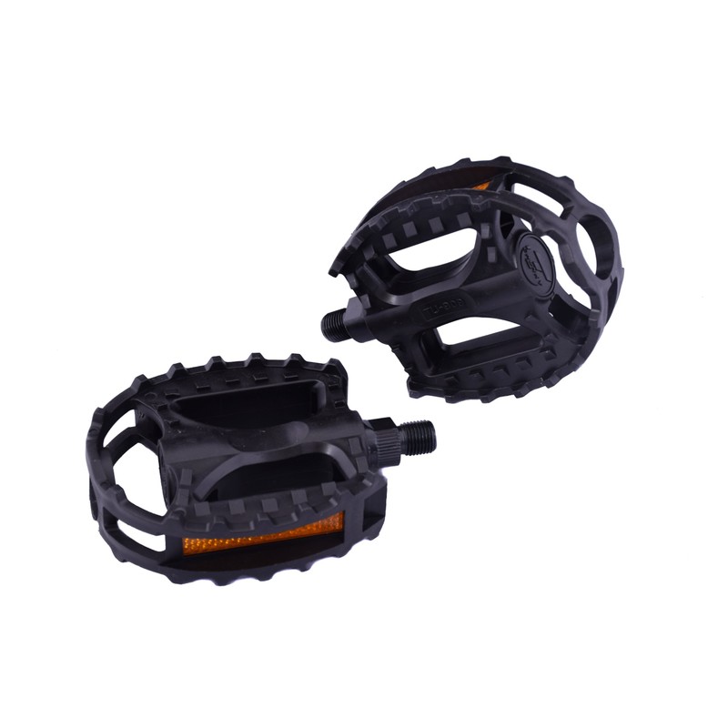 FREESTYLE BMX BIKE BEARTRAP STYLE PEDALS 1/2" CRO-MO AXLE PAIR