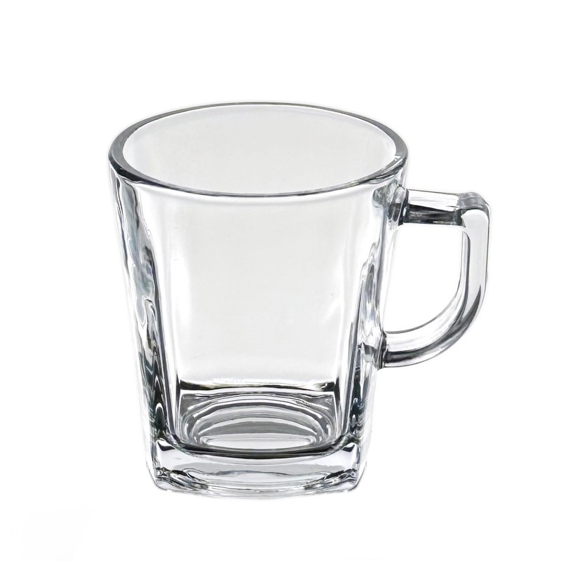 PRIMA Set/4 10 oz Square Glass Mug