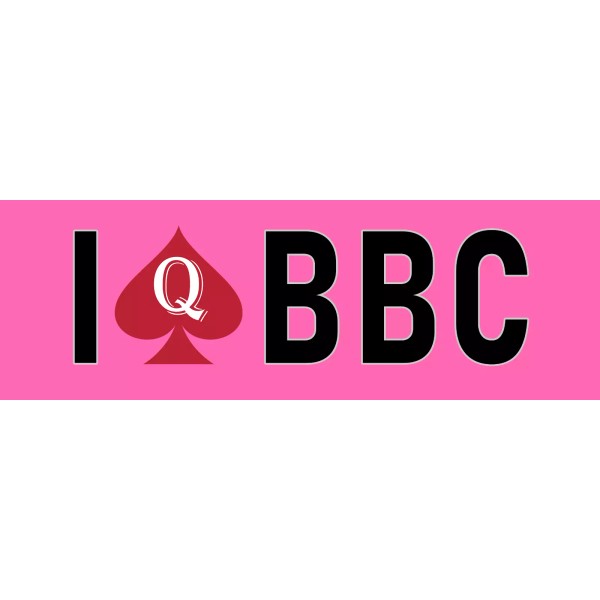 I Love BBC Sticker Fun QOS I Heart Big Black