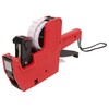 Price Label Gun Small Tag Sticker Maker Machine Red with