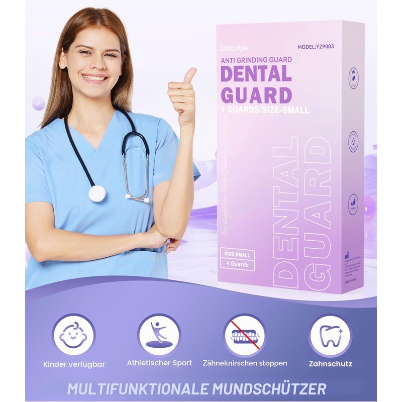Grinding Splint for Night, Tooth Splint Mouth Guard Set, Malleable