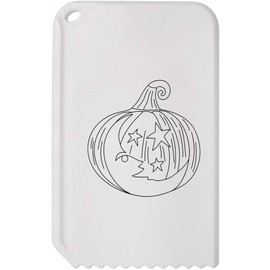Azeeda 'Pumpkin & Moon' Plastic Ice Scraper (IC00045861)