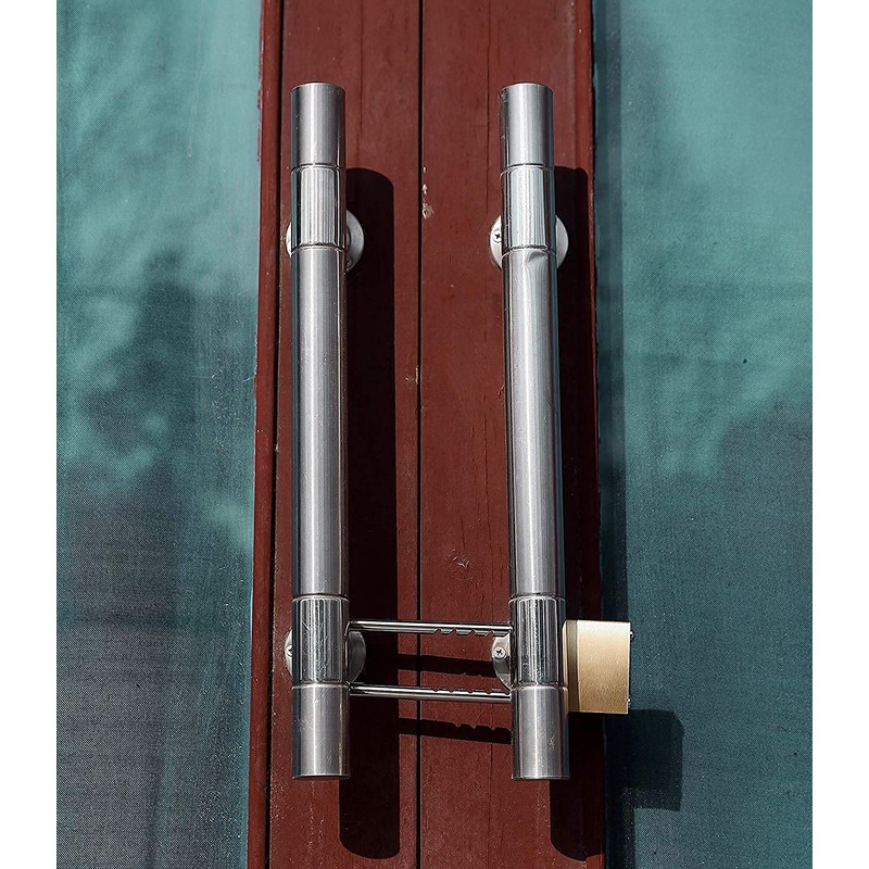 Fu Volante Solid Brass Outdoor Padlocks, 2 inch Wide Body,