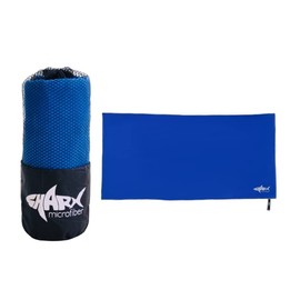 SHARX 2 Piezas de Toalla de Microfibra Deportiva Medida 40x80cm Ideales para el Gym (Azul Rey)