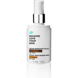 Seasons Love Your Skin Leche Hidratante Facial Rápida Absorción Antioxidante para Piel Seca con Vitamina C 100 ml