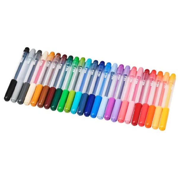 I-K-E-A MÅLA Felt-Tip Pen Mixed Colors Polypropylene (pack of 24)