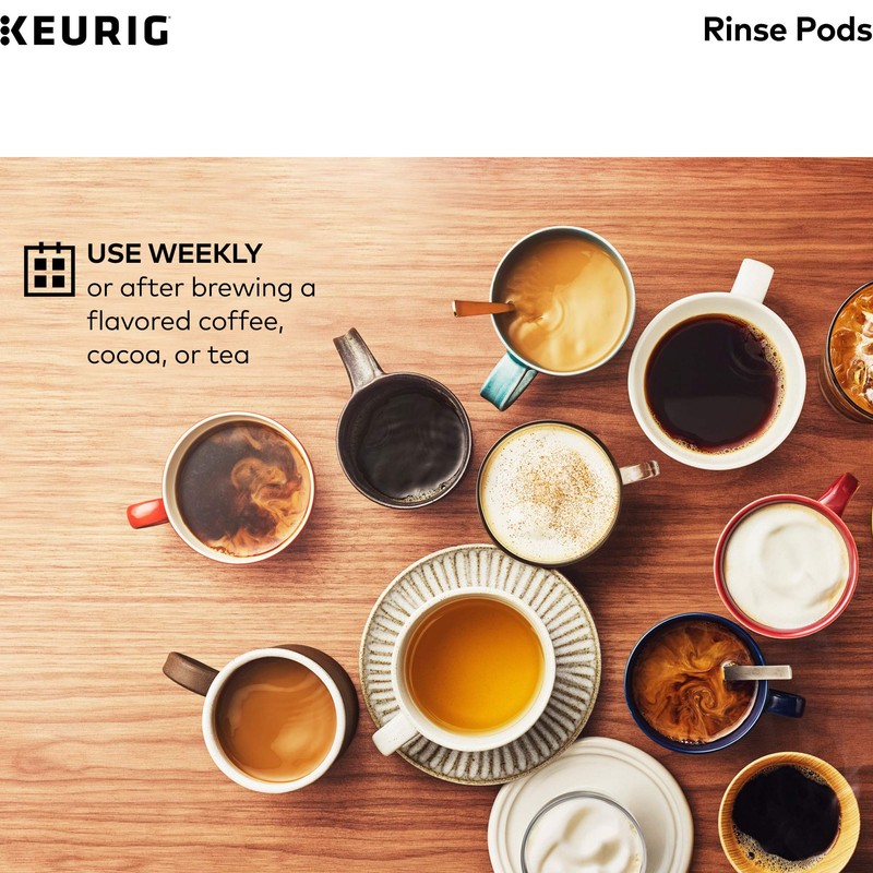 Keurig Brewer Cleanse Kit For Maintenance Includes Descaling Solution &