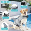 Voarge Dog Life Vest, Swimming Float Jacket Adjustable, Dog Life