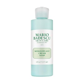 Mario Badescu Jabón en crema Keratoplast – Limpiador facial diario sin aceite con BHA para una exfoliación suave | Elimina maquillaje, grasa y impurezas que obstruyen los poros | Fórmula que no seca con salicilato de isodecilo y glicerina, 177 ml