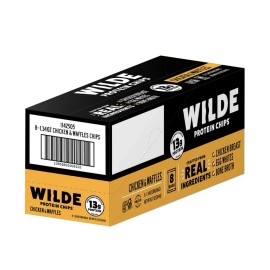 WILDE 13g Chicken & Waffles Protein Chips, 8 pk.