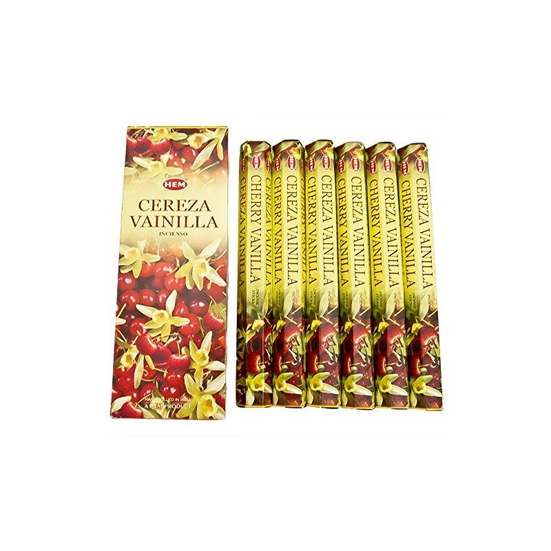 HEM Incense Stick Hexa Pack Cherry Vanilla Incense Hexa Pack