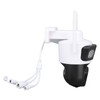 Pan Tilt Security Camera WiFi Dual Lens 4MP Night Vision