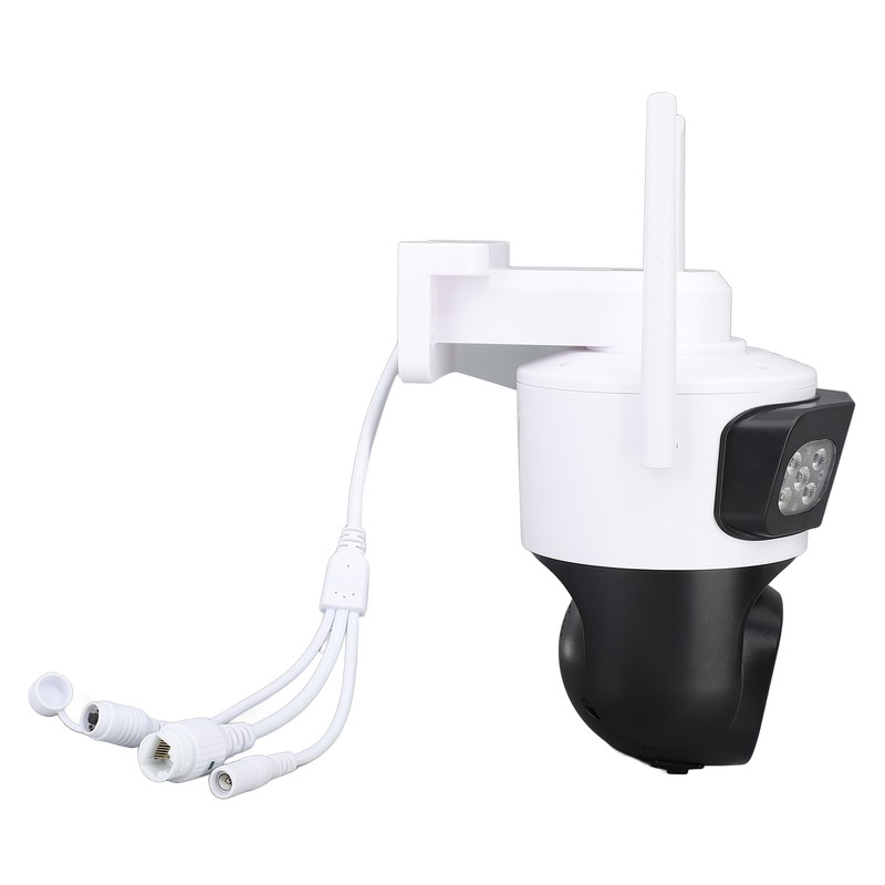 Pan Tilt Security Camera WiFi Dual Lens 4MP Night Vision