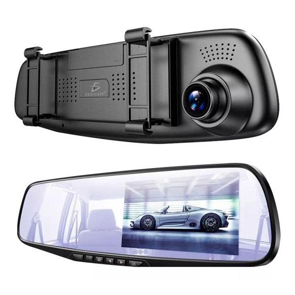 Ele-Gate Kit De Dos Cámaras Y Pantalla / Retrovisor Delantera
