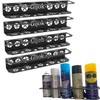 4 Pack Five Cans Wall-Mounted Steel Aerosol Spray Can Holder,