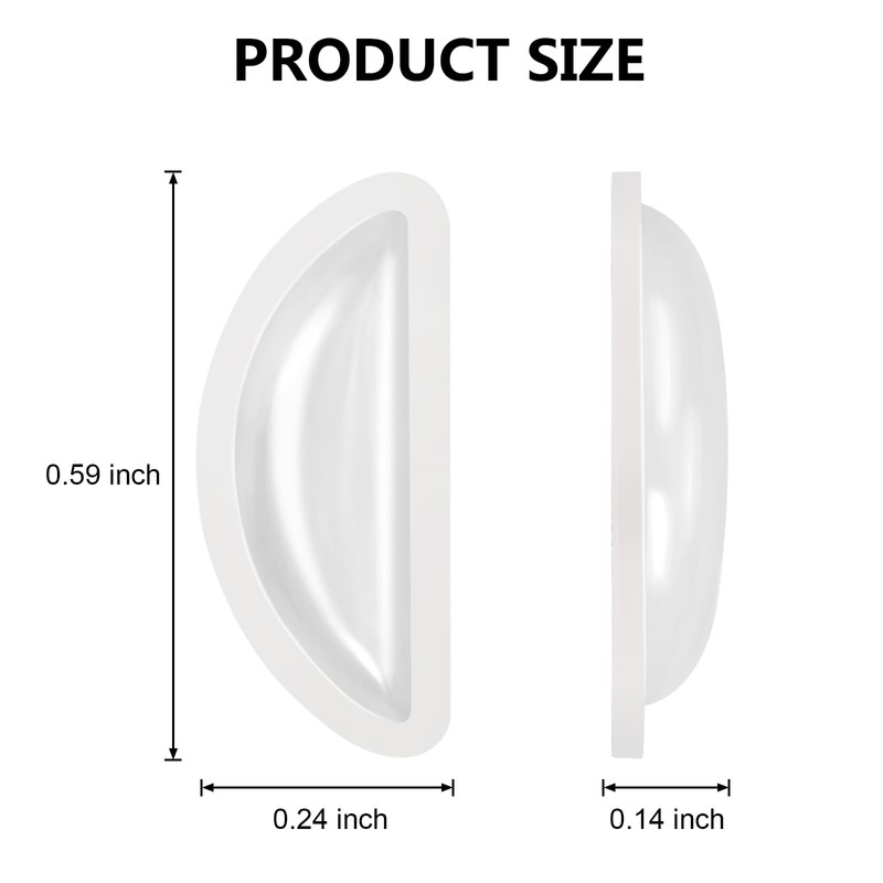 20 Pairs Eyeglass Nose Pads, Comfort Soft Silicone Glasses Nose