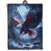 Bidesk Soaring Eagle Blanket Soft Cozy Flannel Throw Blanket, Warm