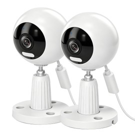 Guoanvision Security Camera, Indoor 3 Megapixel Surveillance Camera, AI Person Detection, Indoor, Color Night Vision, Two-Way Calls, SD Card, 24 Hours Continuous Recording, Cloud Storage, Pet Camera