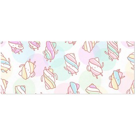 OTVEE 3 Rolls Birthday Wrapping Paper Roll - Marshmallow Design Gift Wrapping Paper for Christmas, Bridal, Holiday, Party, Baby Shower - 58 x 22.8 inch