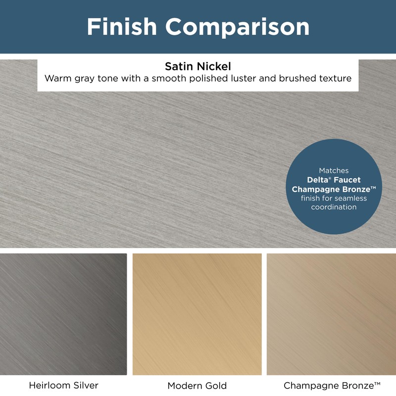 Franklin Brass Parow (5-Pack) Cabinet Knobs Satin Nickel Drawer Knobs