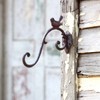 Park Hill Collection Cast Iron Hook Hanger with Bird is