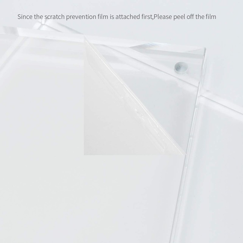 Acrylic Picture Frame,Tabletop Photo Frame Magnetic Double Sided Frame Free