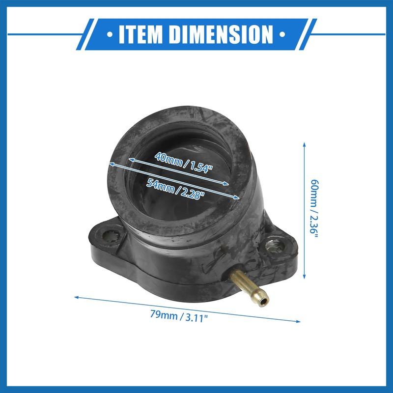 A ABSOPRO Carburetor Intake Manifold Boot Kit Compatible for Yamaha