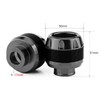 Qiilu frame sliders for motorcycle, 1 Pair of Carbon Fiber