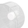 Silent Hamster Wheel with Stand Prevent Slip Clear Acrylic Hamster