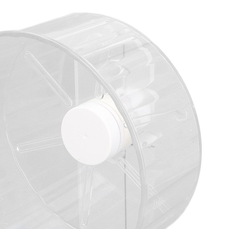 Silent Hamster Wheel with Stand Prevent Slip Clear Acrylic Hamster