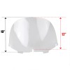 Generic Motor 13" Clear Windshield For Harley Touring Ultra Limited