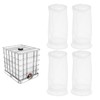 QUARKZMAN IBC Lid Filter, 190 mm Washable Nylon Filter Screen,